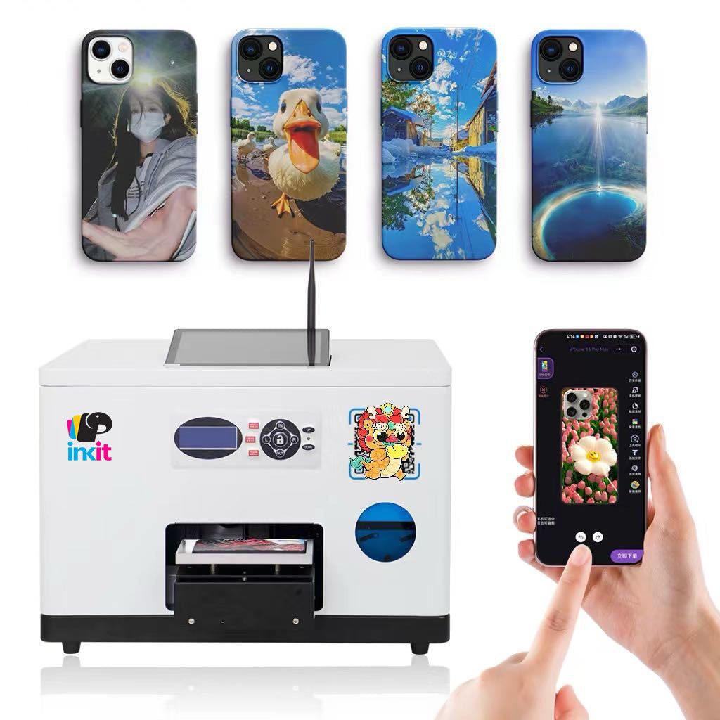 Inkit Free Shipping Smart UV Printer for Phone Case Personalization in 3C Shops