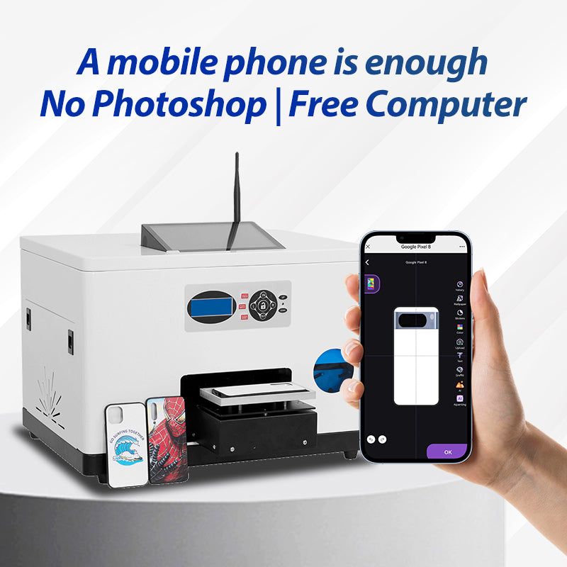 Inkit Free Shipping Smart UV Printer for Phone Case Personalization in 3C Shops