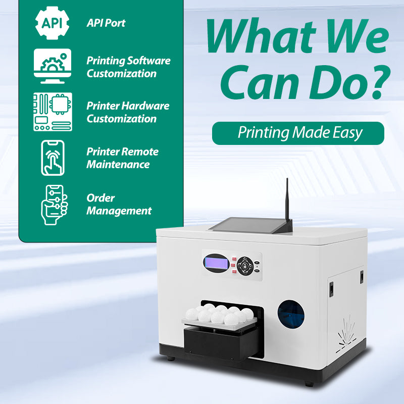 Inkit Free Shipping GF1 Golf Ball UV Printer Customizable Inkjet Printing with H5 Mobile App Support