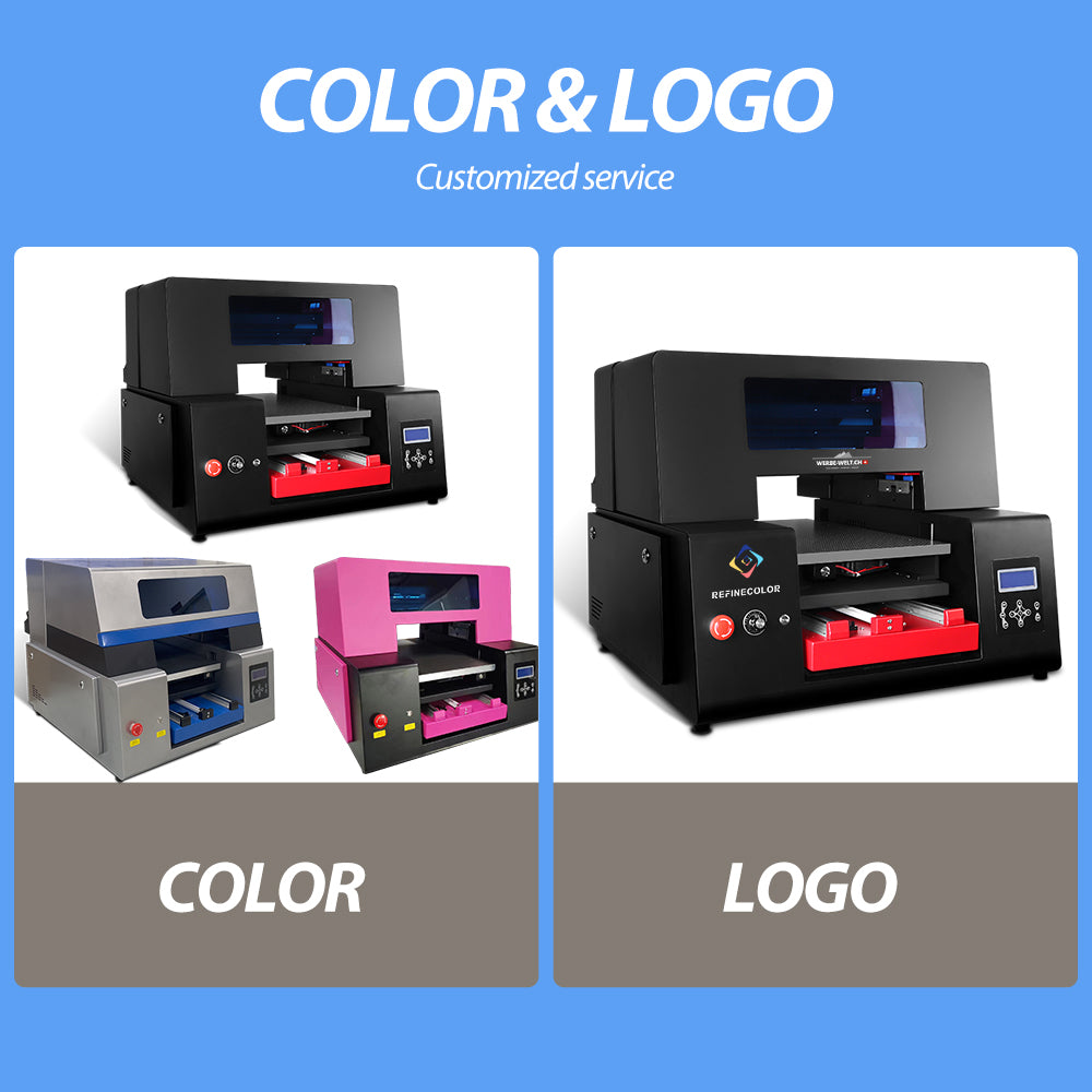 Inkit ZZ2C 3360 UV Printer CMYKW+V Dual Epson Head for Bottle Phone Case PVC Card