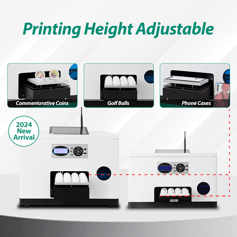 Inkit Free Shipping GF1 Golf Ball UV Printer Customizable Inkjet Printing with H5 Mobile App Support