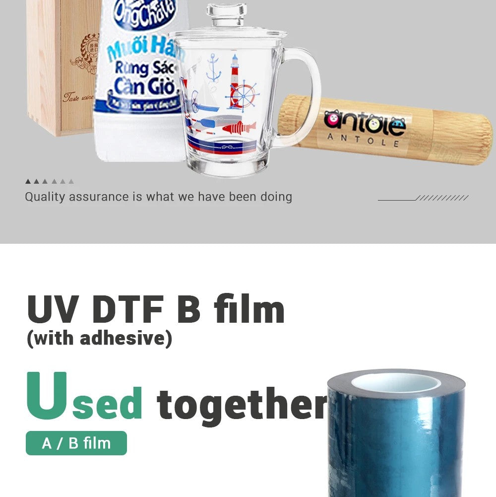 Inkit UV DTF AB Flim 31cm x 50m for ZZ2C Roll to Roll UV DTF Printer