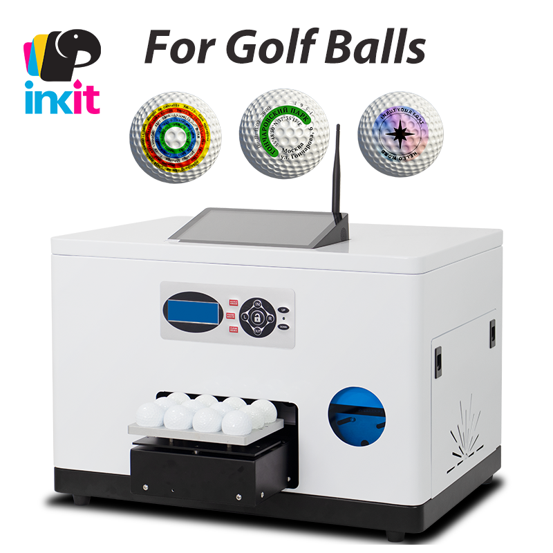 Inkit Free Shipping GF1 Golf Ball UV Printer Customizable Inkjet Printing with H5 Mobile App Support