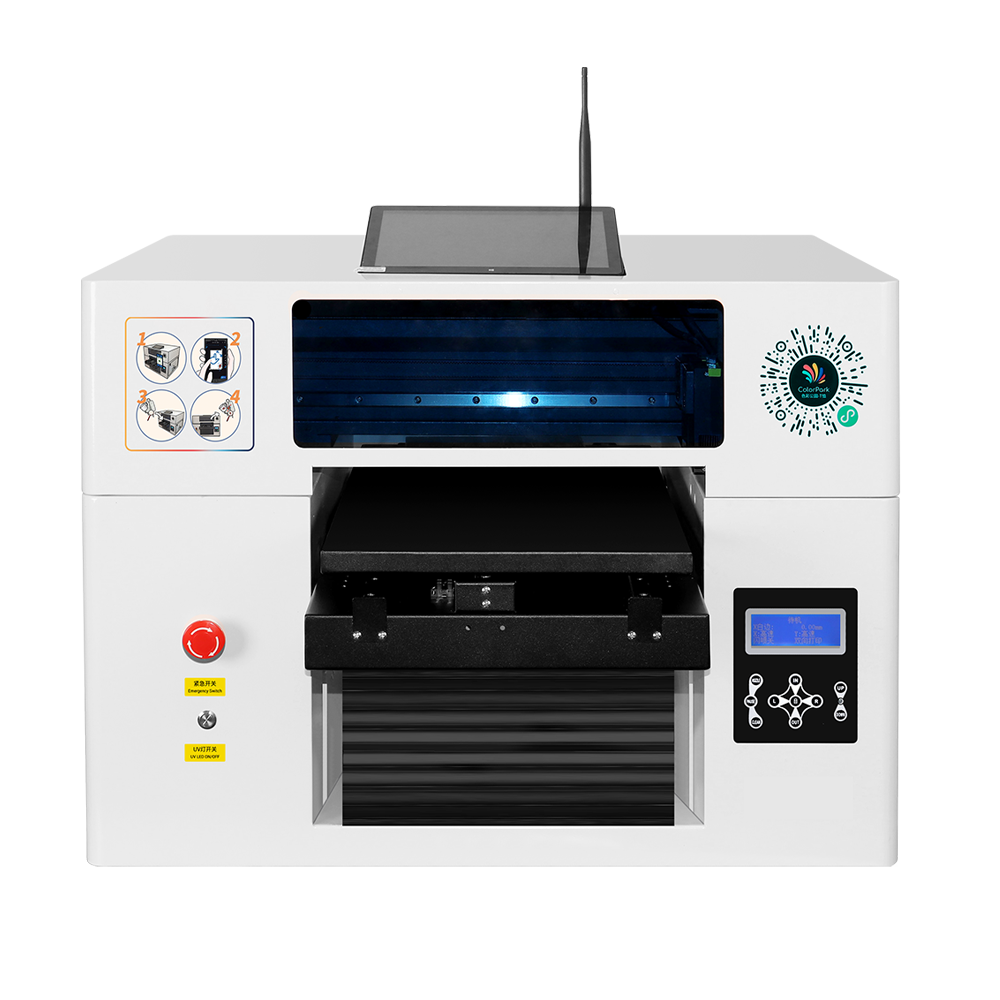 Inkit Free Shipping ZZ1E Single Head UV Printer Mobile App and QR Code Support for Small Business Customization