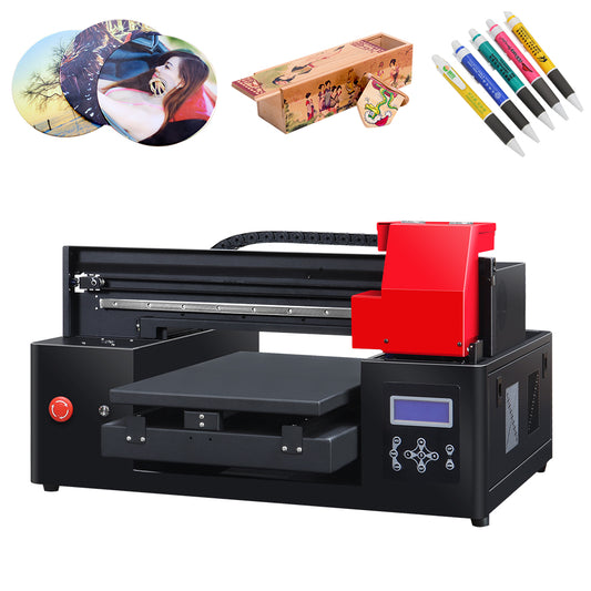 Inkit Free Shipping ZZ1S 32×50cm UV Printer with Epson Printhead for Phone Cases, Golf Balls, and Coins