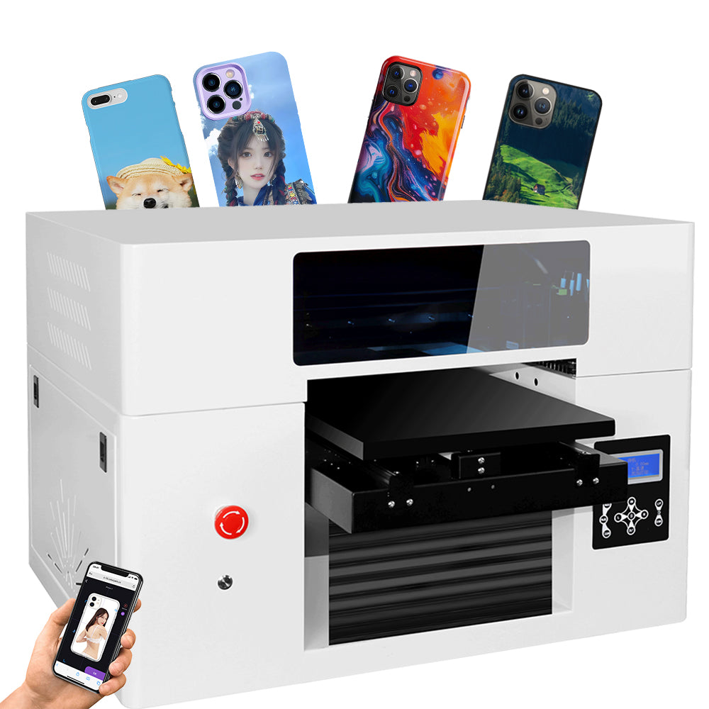 Multifunctional ZZ1E Support QR Code Scanning Smart UV Printer For Phone Accessories Shop Any Design